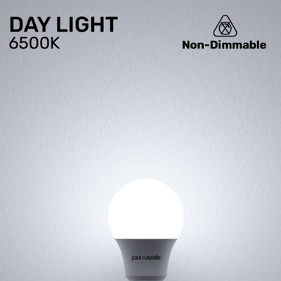 LUTW B22 Led Light Bulbs Bayonet, 60W Equivalent, War White 3000K, 9W