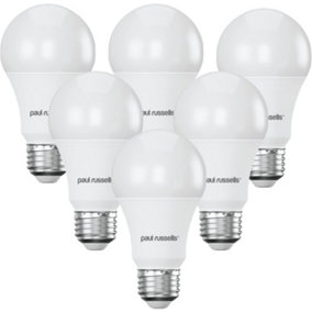 paul russells LED GLS Light Bulbs Edison Screw E27 ES Cap, 100w Equivalent, 13W 1521LM LED Bulbs, 6500K Day Light, Pack of 6