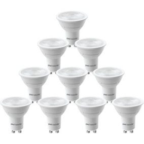 paul russells LED GU10 Dimmable Bulb, 4.5W 345 Lumens, 50w Equivalent, 4000K Cool/Natural White, Ceiling Spotlights, Pack of 10