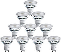 paul russells LED GU10 Dimmable Bulb, 4.5W 345 Lumens, 50w Equivalent, 6500K Day Light, Ceiling Spotlights, Pack of 10