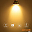 paul russells LED GU10 Light Bulb, 3W 230 Lumens, 35w Equivalent, 2700K Warm White, Ceiling Spotlights, Pack of 6
