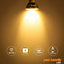paul russells LED GU10 Light Bulb, 4.9W 450 Lumens, 60w Equivalent, 2700K Warm White, Ceiling Spotlights, Pack of 6