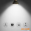 paul russells LED GU10 Light Bulb, 4.9W 550 Lumens, 40w Equivalent, 6500K Day Light, Ceiling Spotlights, Pack of 3
