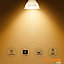 paul russells LED GU10 Light Bulb, 4W 450 Lumens, 35w Equivalent, 2700K Warm White, Ceiling Spotlights, Pack of 6