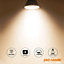 paul russells LED GU10 Light Bulb, 7W 600 Lumens, 45w Equivalent, 4000K Cool White, Ceiling Spotlights, Pack of 3
