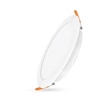 paul russells LED Round Panel Ceiling Lights, 12W, 1200 Lumens, IP44, CCT Switchable (3000K/4000K/6500K)
