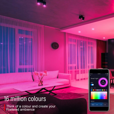 paul russells LED Smart Light Bulb GU10, 4.8W, Dimmable, 50W Equivalent ...