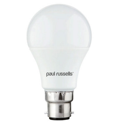 Paul Russells PRGLS8BCWW LED GLS (Non Dimmable) B22 8W 105x60 2700K