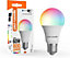 paul russells Smart LED Light Bulbs GLS, 8.5W E27 Edison Screw ES Cap, 60W, No Hub Required, Multicolor, RGB+ 2700K-6500K Wi-Fi