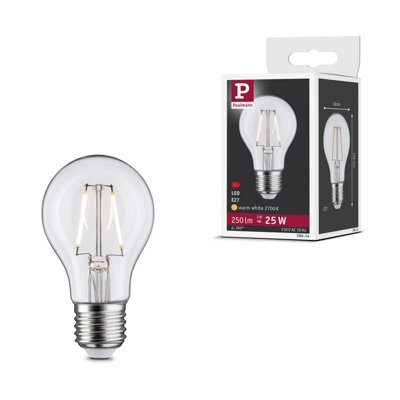 Paulmann 28614 LED lamp filament GL 3 watts classic lamp clear 2700 K ...