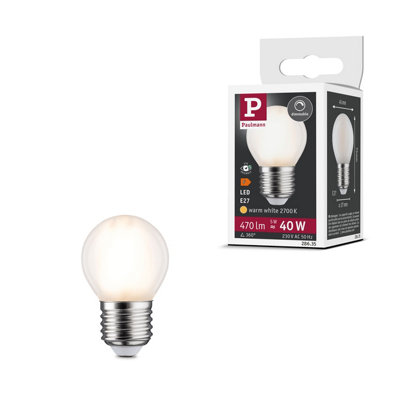 Paulmann 28635 LED drop-shaped filament lamp 5 watts classic lamp ...