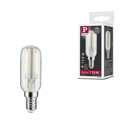 PAULMANN 28694 LED FILAMENT TUBE LAMP 2.8 WATTS LAMP DIMMABLE CLEAR ...