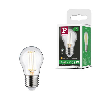 Paulmann 29212 Eco-Line 230 V Filament LED Drop 1-piece set 80 mm 840lm ...