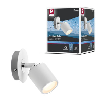Paulmann 66717 spotlight tube IP44 max 1x10W GU10 white/chrome 230V ...