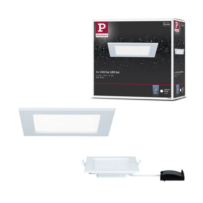 Paulmann 92065 LED recessed panels angular Deckenleuchte 12W light ...