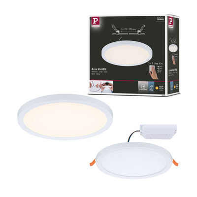 Paulmann 93049 LED recessed luminaire panel Areo VariFit IP44 3-step ...