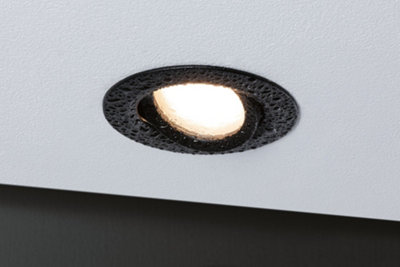 Paulmann 93082 LED Coins flat recessed lights slim ceiling spot round 6 ...