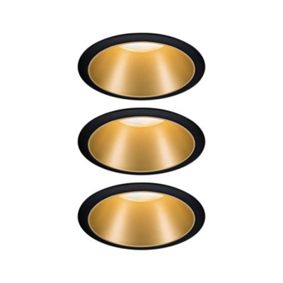 Paulmann 93404 LED Cole recessed luminaire round incl. 3x6.5 watt ...