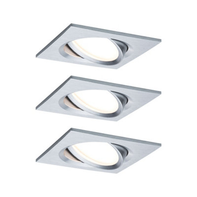 Paulmann 93680 Nova Plus LED recessed luminaire rectangular swivelling ...