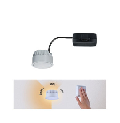 Paulmann LED Module recessed luminaire 3-Step-Dim Nova Coin round 51mm ...