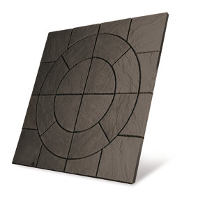 Paving Circle With Squaring Off Kit The Alderley Welsh Slate