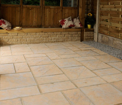 Paving Kit "The Alderley" Honey Brown 2.7m x 2.7 m 7.29m2
