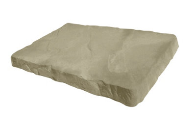 Paving Patio Kit 'The Gawsworth' Weathered York 5.76m2 (2.4m x2.4m) - 5