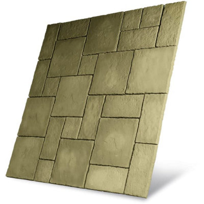 Paving Patio Kit 'The Henbury' Parisian 5.76m2 (2.4m x2.4m)