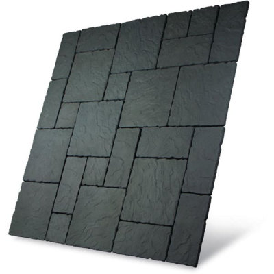 Paving Patio Kit  'The Vicarage'  Welsh Slate (2.4m x 2.4m)