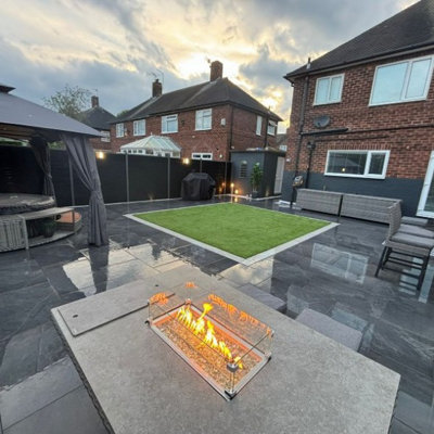 Paving Stones Direct Nero Slate Porcelain Paving Tiles 600x900 (10.0m2)