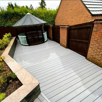 Paving Stones Direct Platinum Composite Decking 3.6m (60 Boards)