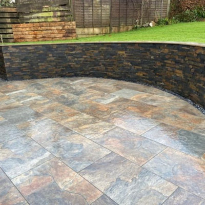 Paving Stones Direct Rustic Slate Wall Cladding (27m2)