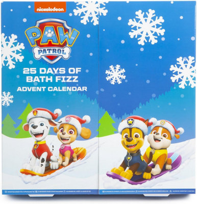 Paw Patrol 25 Days Of Bath Fizz Advent Calendar Price Comparisons | Compare The Build