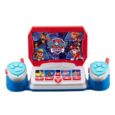 Paw Patrol Command Center with Walkie Talkies, Built-in Speech & Sound Effects