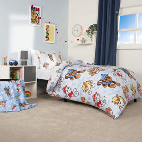 Paw Patrol Friends Duvet Cover Set Bedding Reversible Quilt Kids Bed