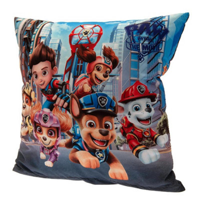 Paw Patrol Group Shot Filled Cushion Multicoloured (One Size) | DIY at B&Q