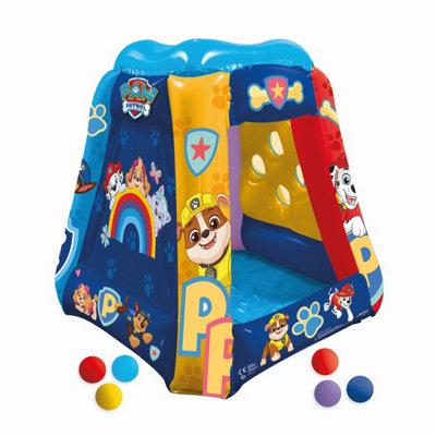 Paw Patrol Inflatable Ball Pit With 20 Colourful Balls Included