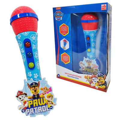 PAW PATROL MICROPHONE WITH BUILT IN SONGS AND LIGHTS Price Comparisons | Compare The Build