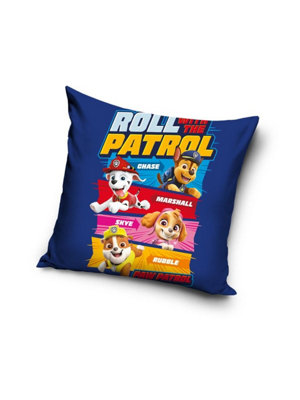 Paw Patrol Roll On The Patrol Pre-Filled Cushion 40x40cm