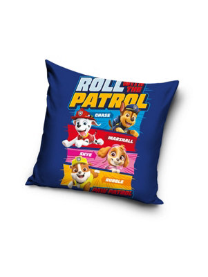 Paw Patrol Roll On The Patrol Pre-Filled Cushion 40x40cm