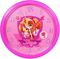 Paw Patrol Skye Pink Analogue Wall Clock 24cm Diameter
