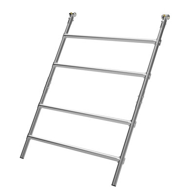 PawHaven Chicken Perch Roosting Ladder 4-Step Wide Roost Bars Hens Coop Perch