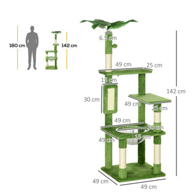 Pawhut cat shop tree instructions