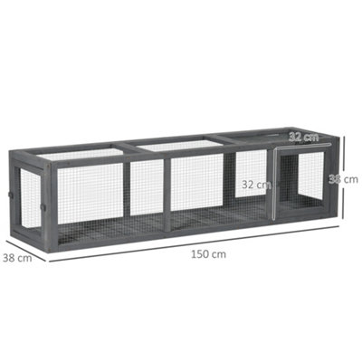 PawHut 150cm Large Cat Tunnel w/ Multiple Entrances - 3