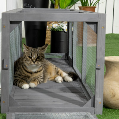 PawHut 150cm Large Cat Tunnel w/ Multiple Entrances - 9