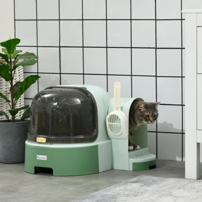 Litter cover and outlet cat home