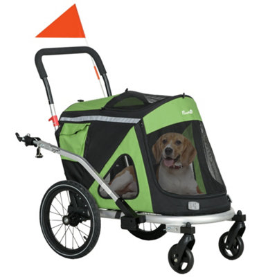 2 in 1 pet dog bike trailer best sale