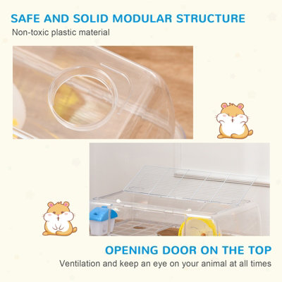 Double store hamster cage