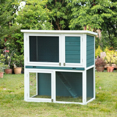 Diy rabbit best sale hutch with run