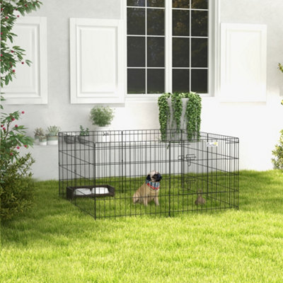 Pawhut 8 panel pet playpen sale